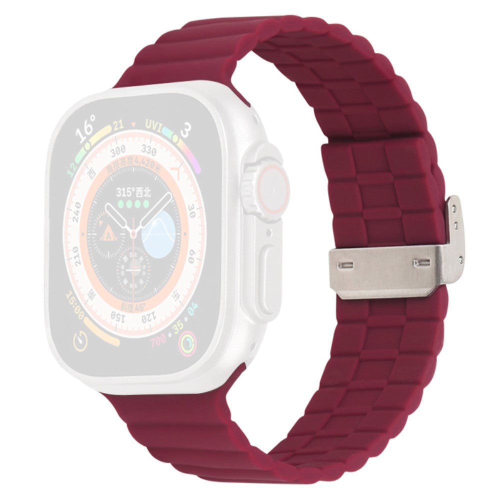 Apple Watch Series 9 41mm silicone strap - Wine Red#serie_8
