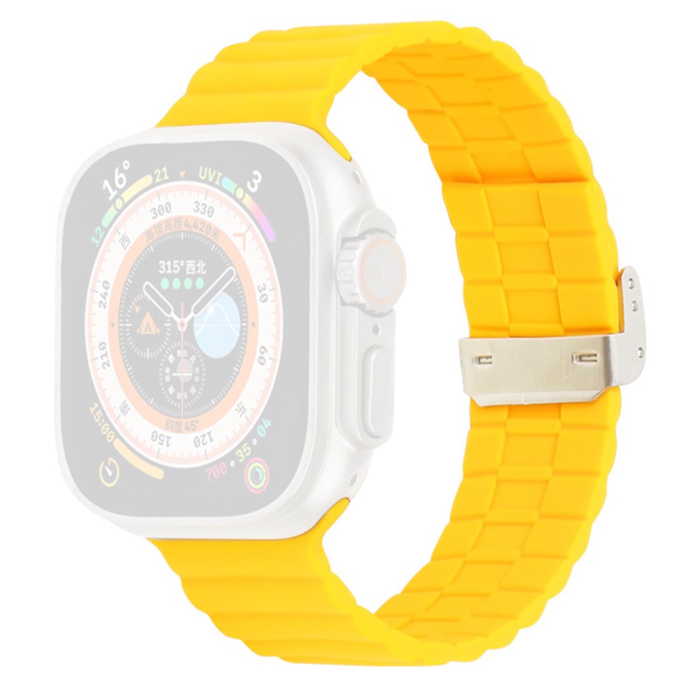 Apple Watch Series 9 41mm silicone strap - Yellow#serie_9