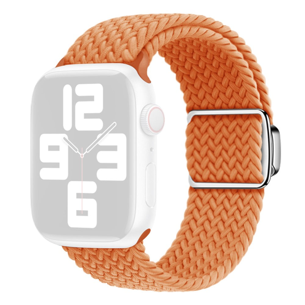 Apple Watch Series 9 41mm nylon braided strap - Orange#serie_3