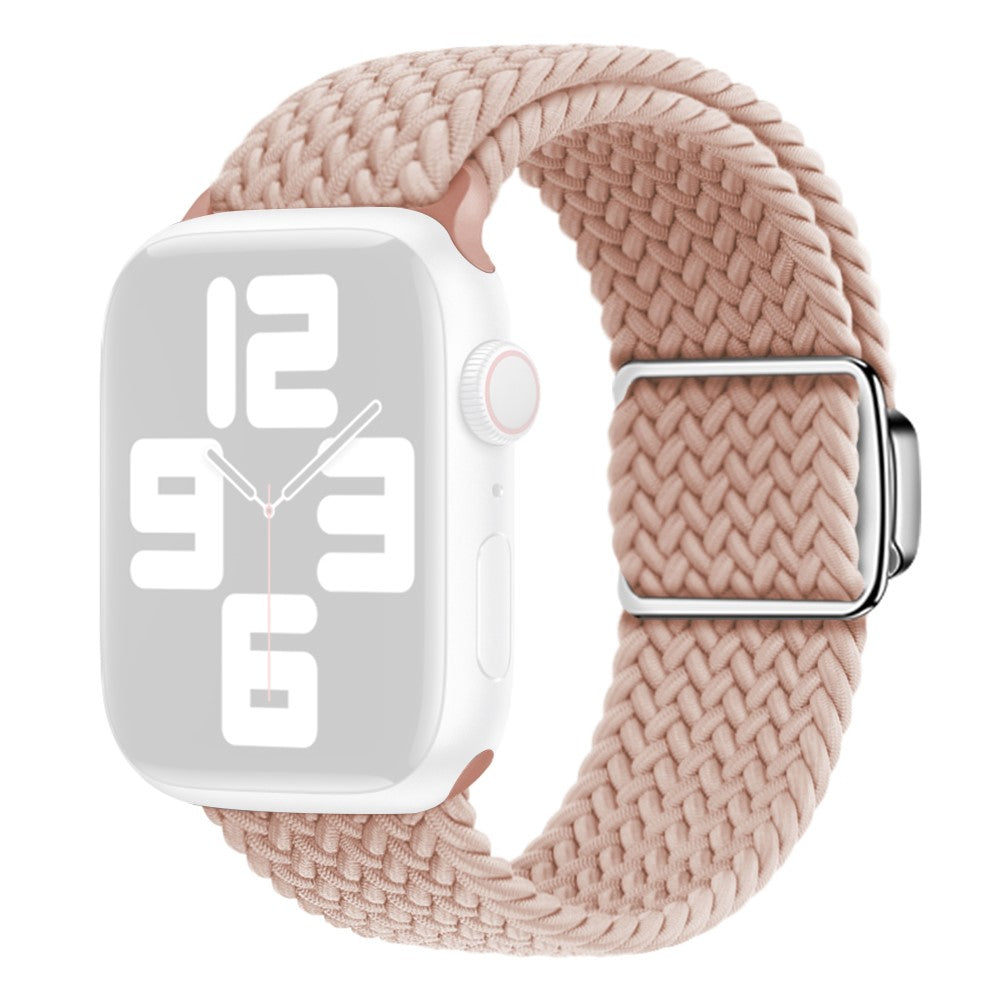 Apple Watch Series 9 41mm nylon braided strap - Pink#serie_5
