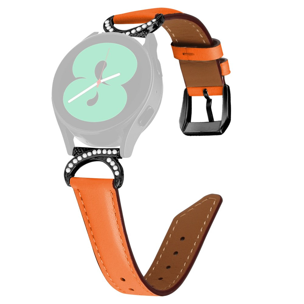 Vildt Flot Kunstlรฆder Universal Rem passer til Samsung Smartwatch - Orange#serie_1