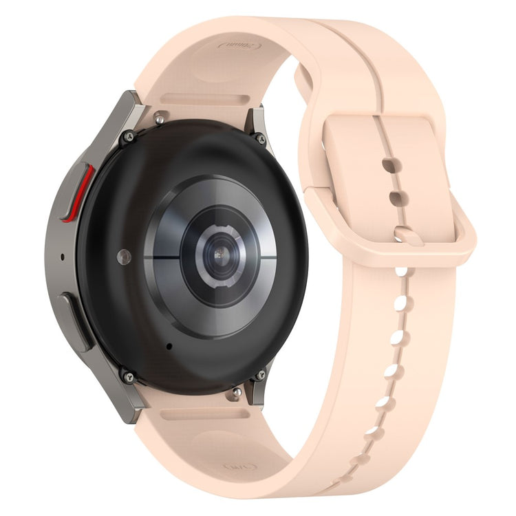 20mm silicone groove strap for Samsung Galaxy Watch 6 / 5 / 4 / 3 (41mm) - Pink#serie_4