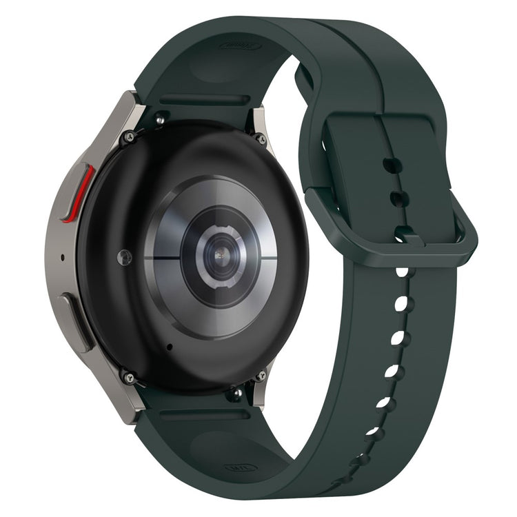 20mm silicone groove strap for Samsung Galaxy Watch 6 / 5 / 4 / 3 (41mm) - Green#serie_7