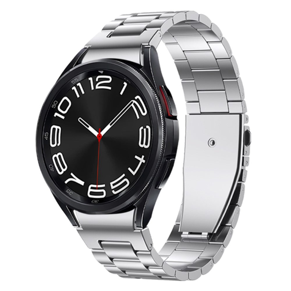 Super Flot Metal Universal Rem passer til Samsung Smartwatch - Sølv#serie_4