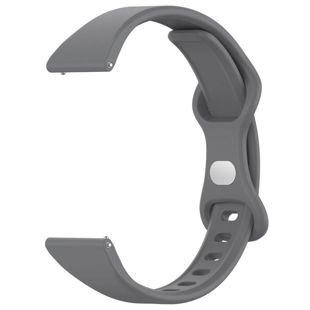 Superflot Silikone Universal Rem passer til Smartwatch - Sølv#serie_3