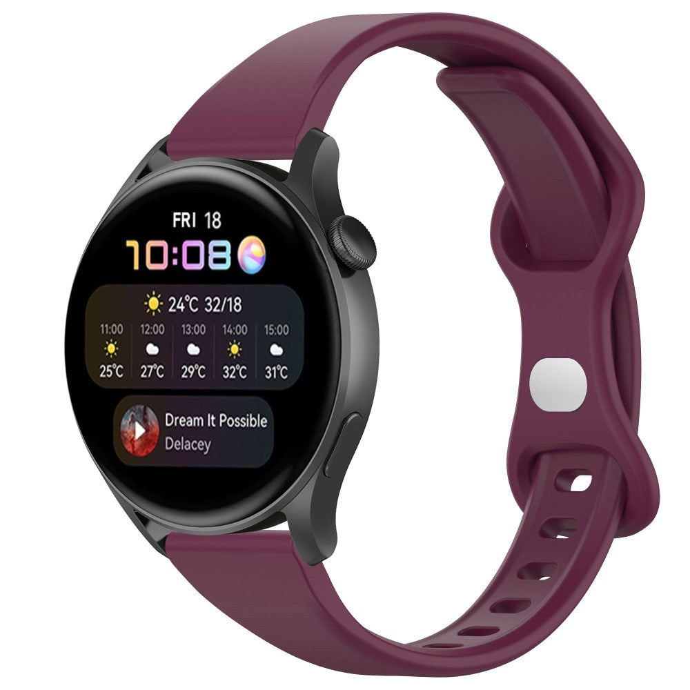 Superflot Silikone Universal Rem passer til Smartwatch - Rød#serie_4