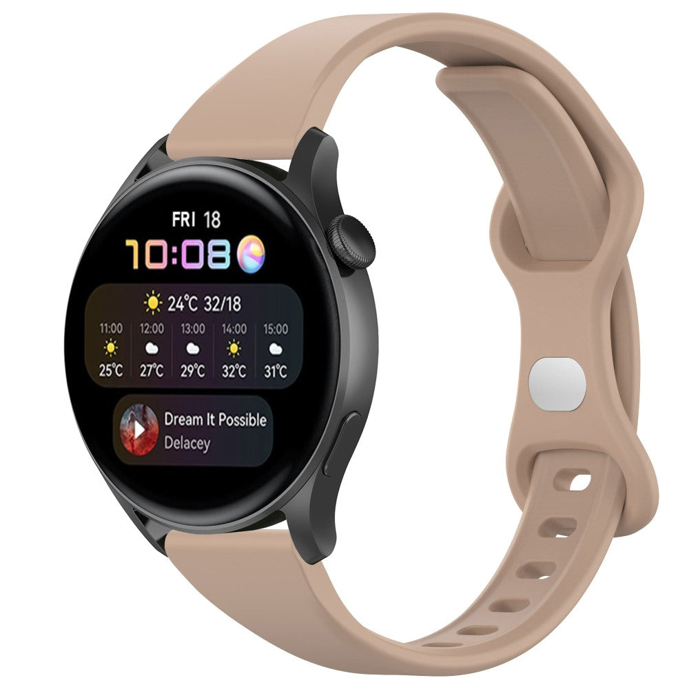 Superflot Silikone Universal Rem passer til Smartwatch - Brun#serie_7