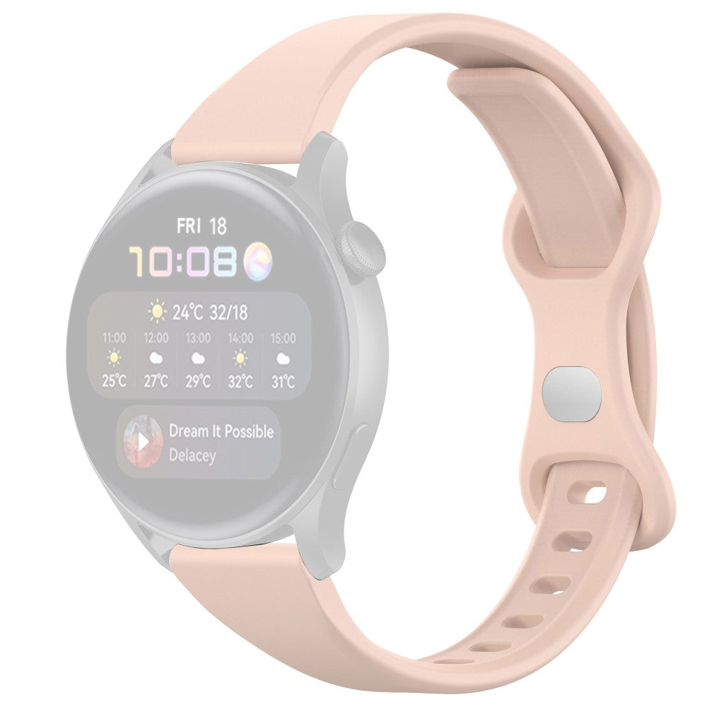 Superflot Silikone Universal Rem passer til Smartwatch - Pink#serie_8
