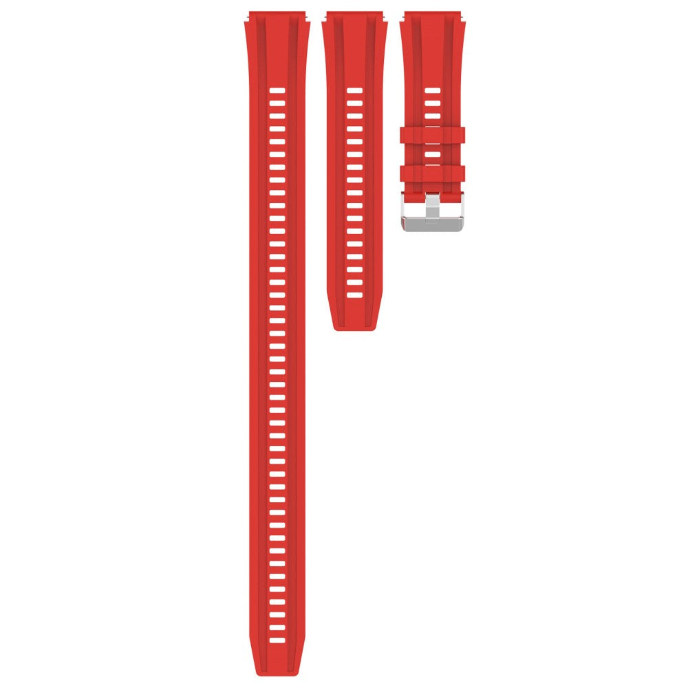 Meget Nydelig Silikone Universal Rem passer til Smartwatch - Rød#serie_2