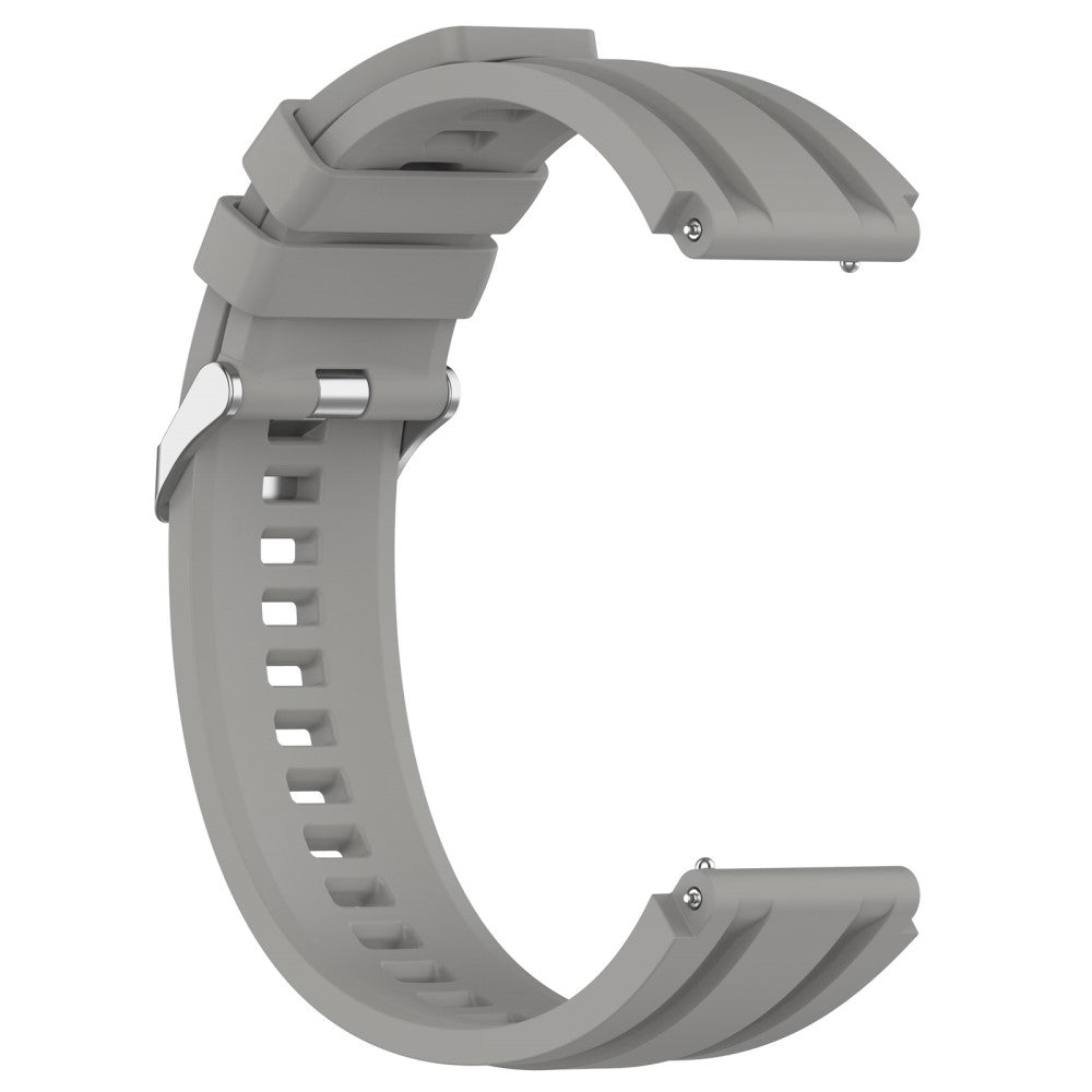 Meget Nydelig Silikone Universal Rem passer til Smartwatch - Sølv#serie_3