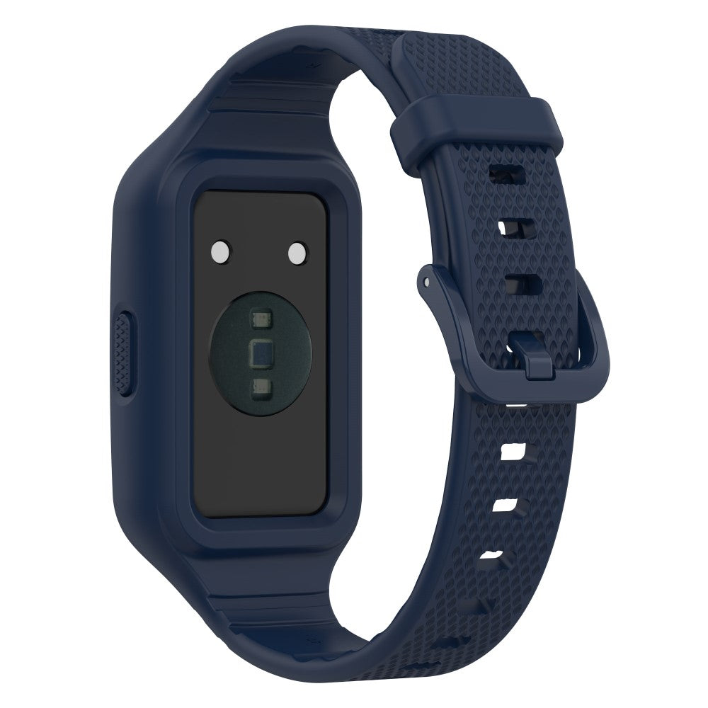 Meget Slidstรฆrk Silikone Universal Rem passer til Huawei Smartwatch - Blรฅ#serie_1