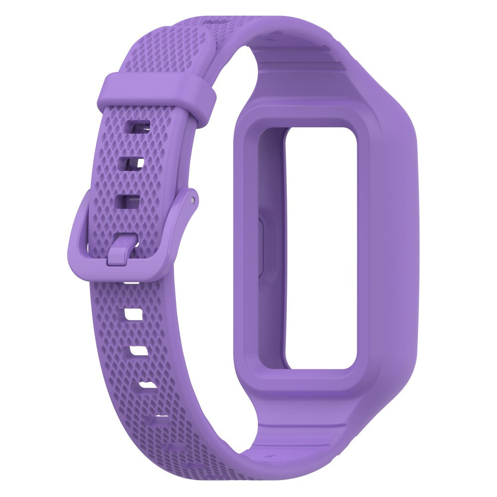 Helt Vildt Slidstรฆrk Silikone Universal Rem passer til Smartwatch - Lilla#serie_1