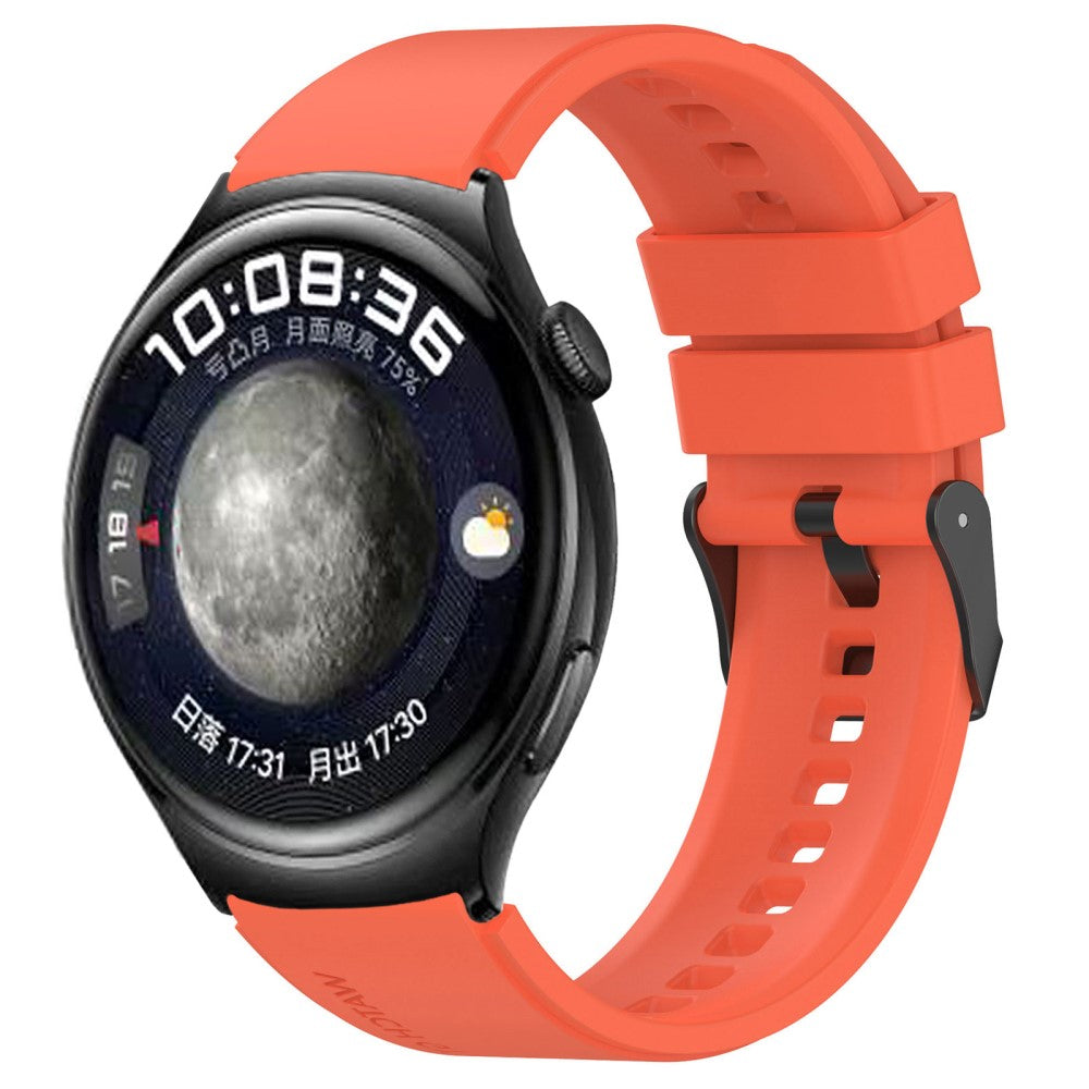Vildt Sejt Silikone Universal Rem passer til Smartwatch - Orange#serie_11