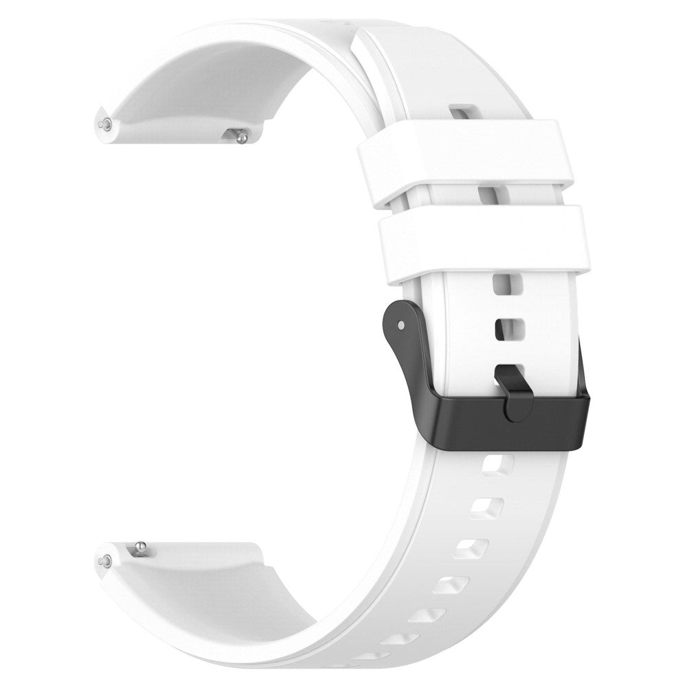 Vildt Sejt Silikone Universal Rem passer til Smartwatch - Hvid#serie_12