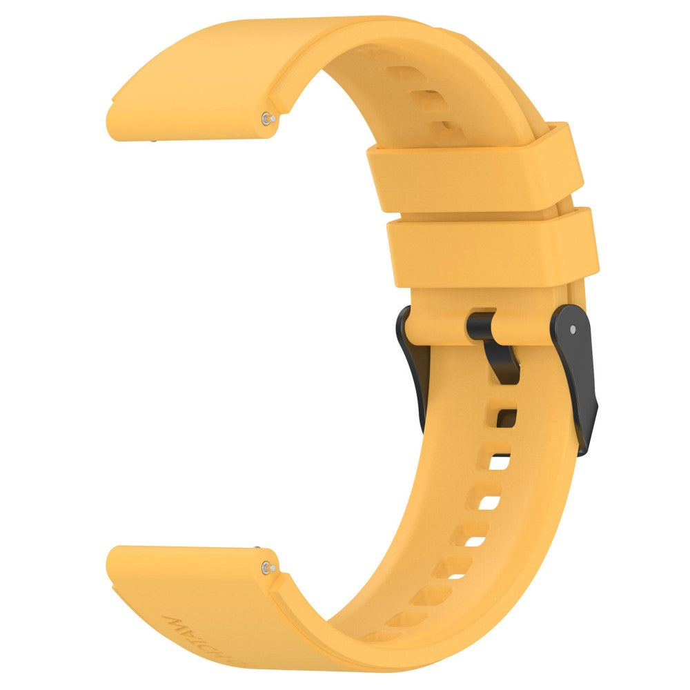 Vildt Sejt Silikone Universal Rem passer til Smartwatch - Gul#serie_6