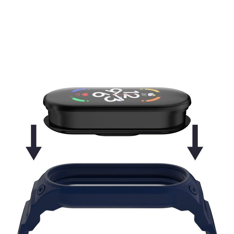 Rigtigt Skøn Silikone Universal Rem passer til Xiaomi Smartwatch - Blå#serie_5