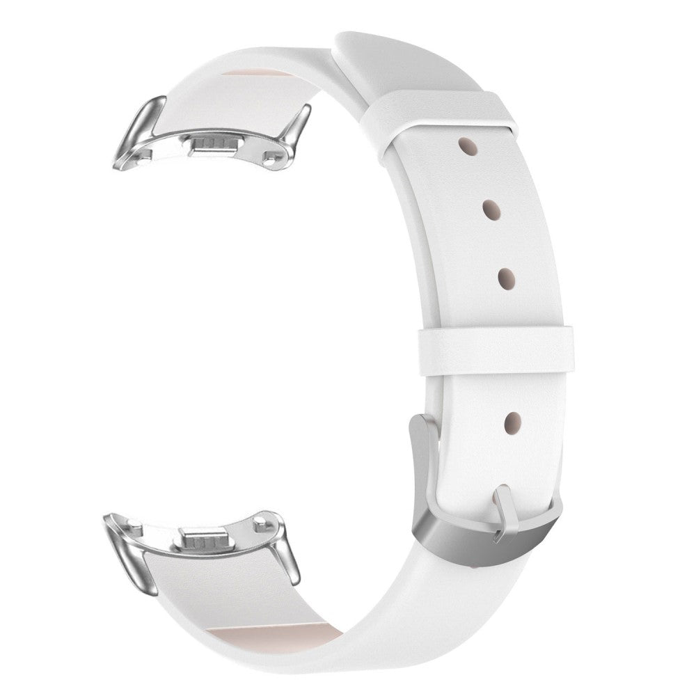 Mega Slidstรฆrk Kunstlรฆder Rem passer til Xiaomi Smart Band 8 - Hvid#serie_1