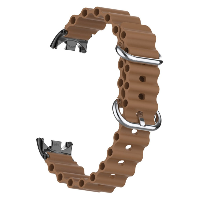 Flot Silikone Cover passer til Xiaomi Smart Band 8 - Brun#serie_10