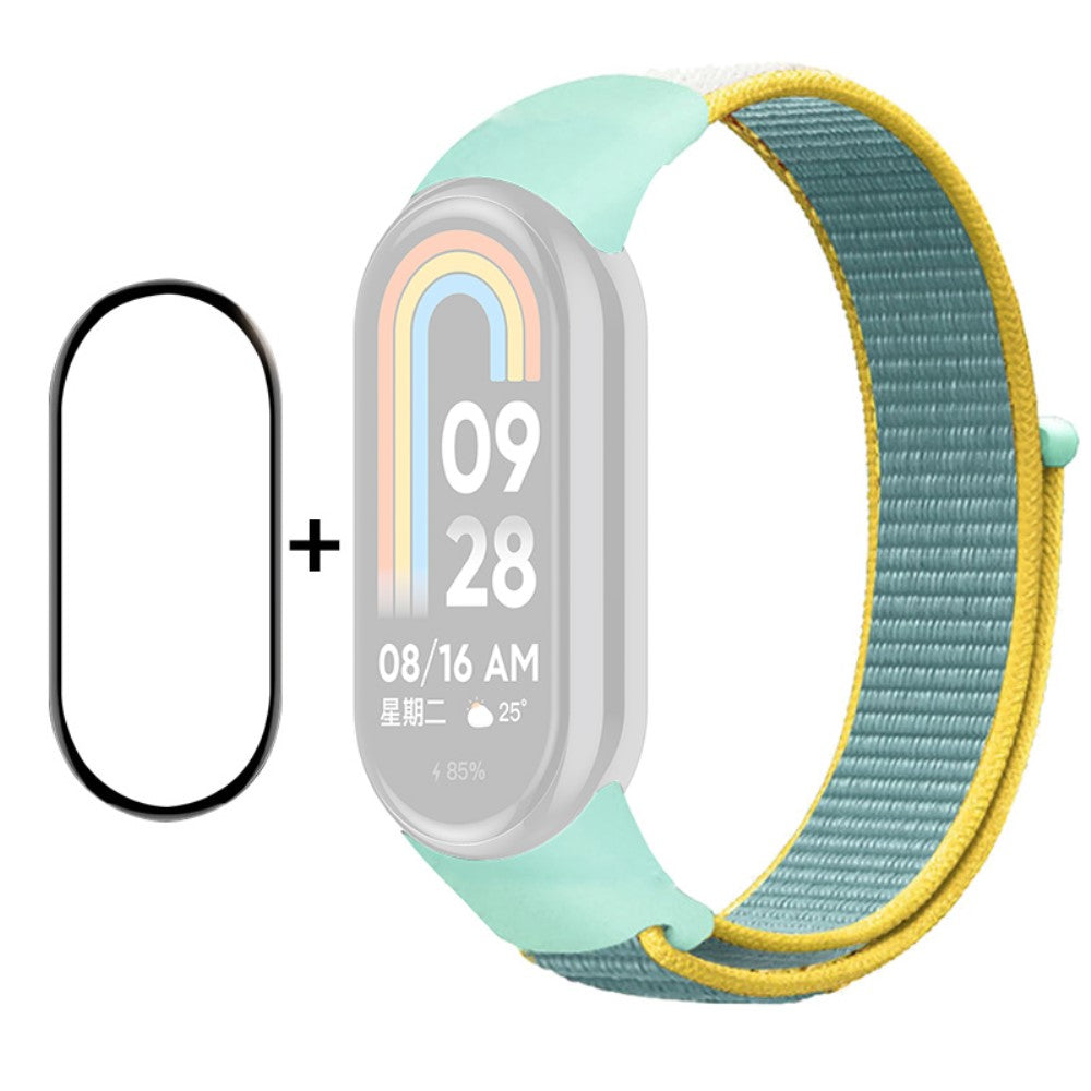 Silikone Skærmbeskytter passer til Xiaomi Smart Band 8 - Grøn#serie_9