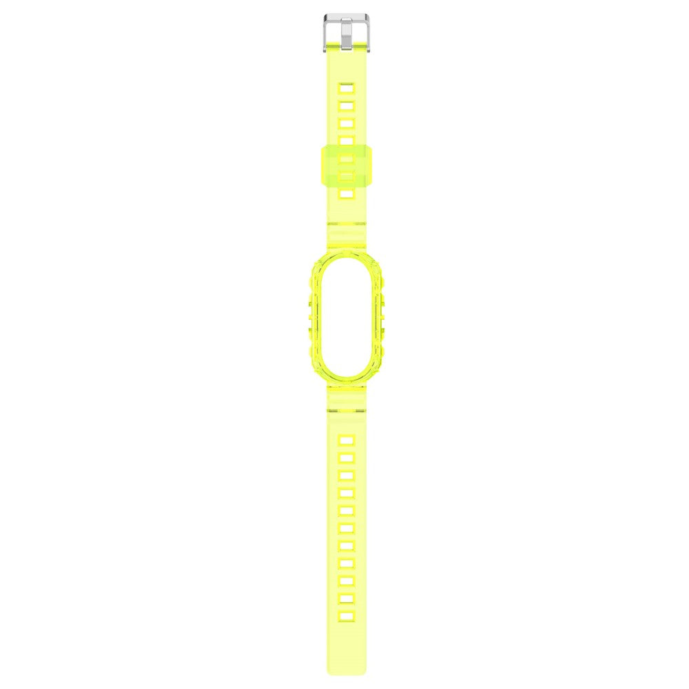 Helt Vildt Fint Silikone Rem passer til Xiaomi Smart Band 8 - Gul#serie_3