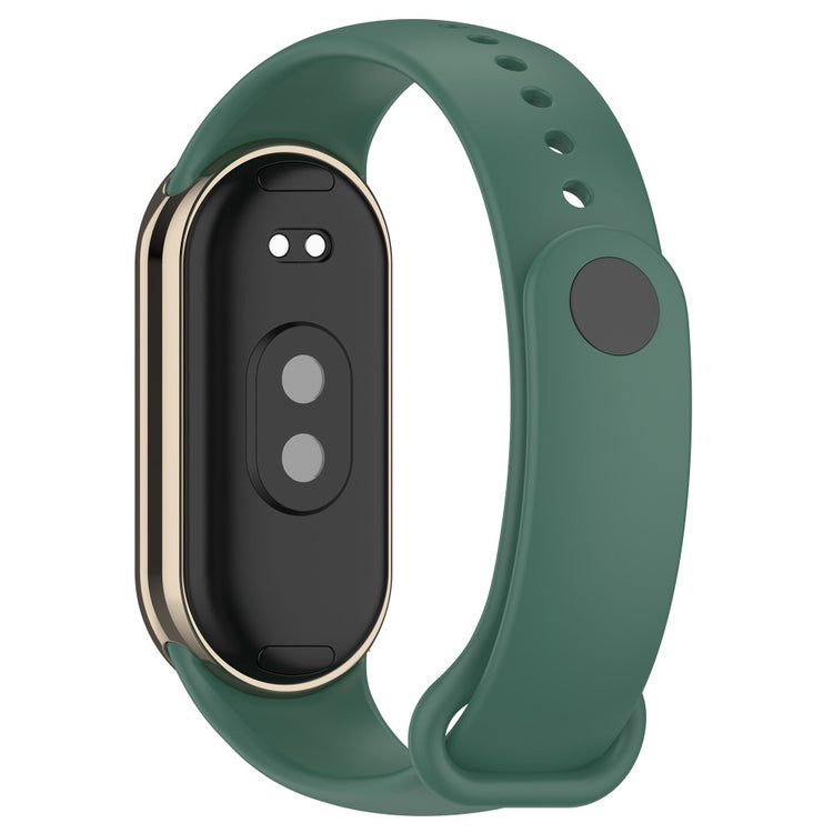 Mega Flot Silikone Rem passer til Xiaomi Smart Band 8 - Grøn#serie_10