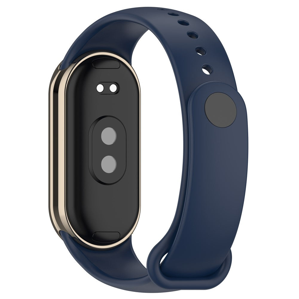 Mega Flot Silikone Rem passer til Xiaomi Smart Band 8 - Blå#serie_13