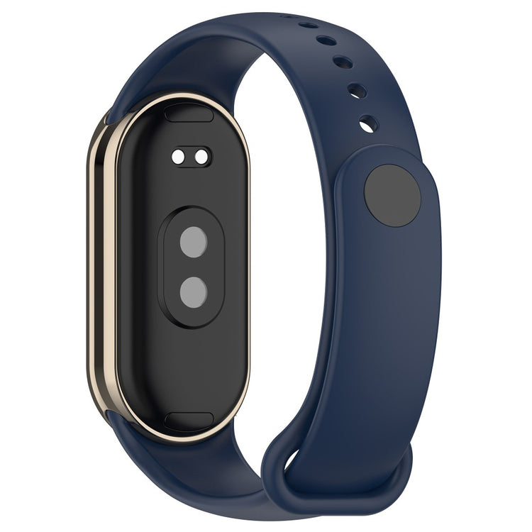 Mega Flot Silikone Rem passer til Xiaomi Smart Band 8 - Blå#serie_13