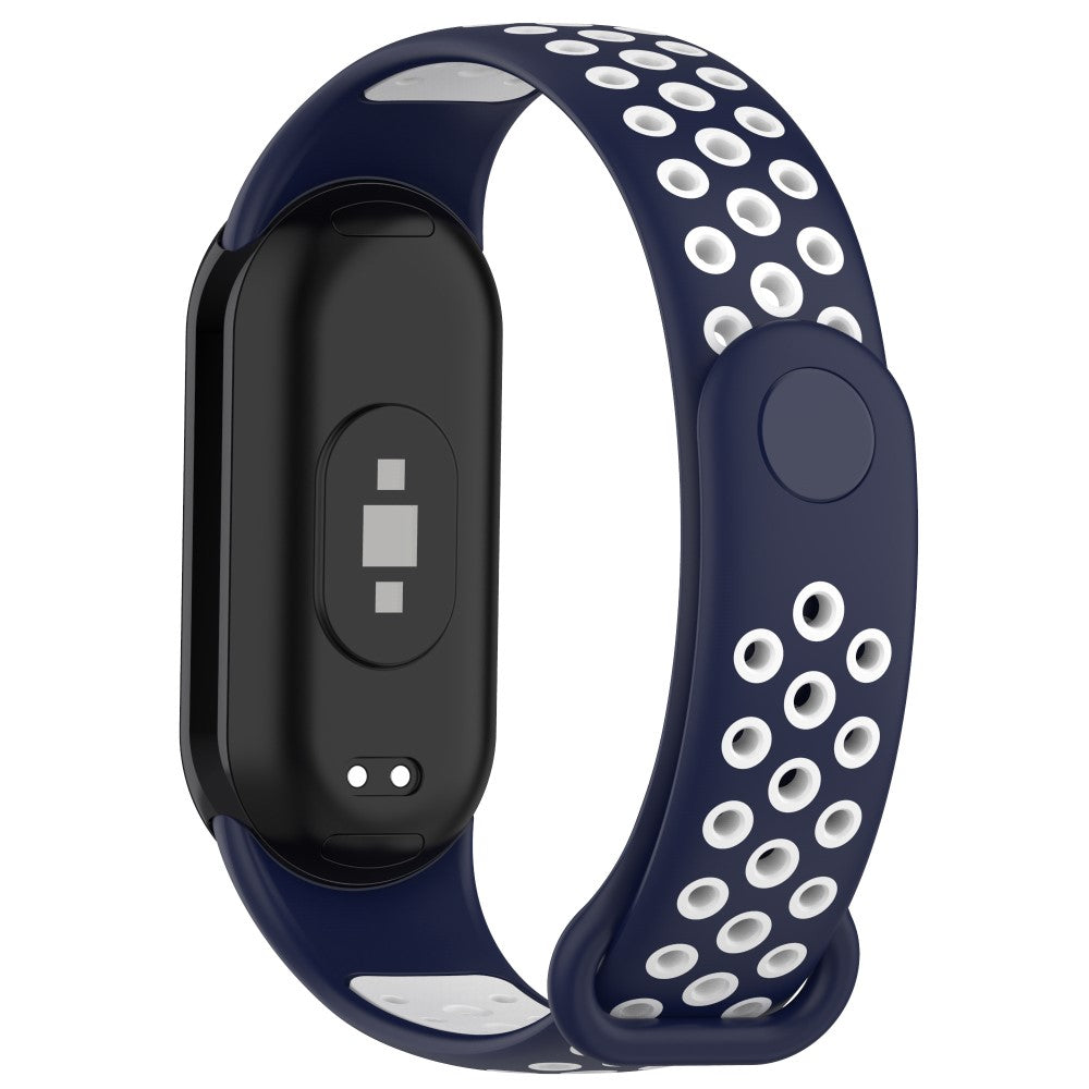 Mega Elegant Silikone Rem passer til Xiaomi Smart Band 8 - Blรฅ#serie_1
