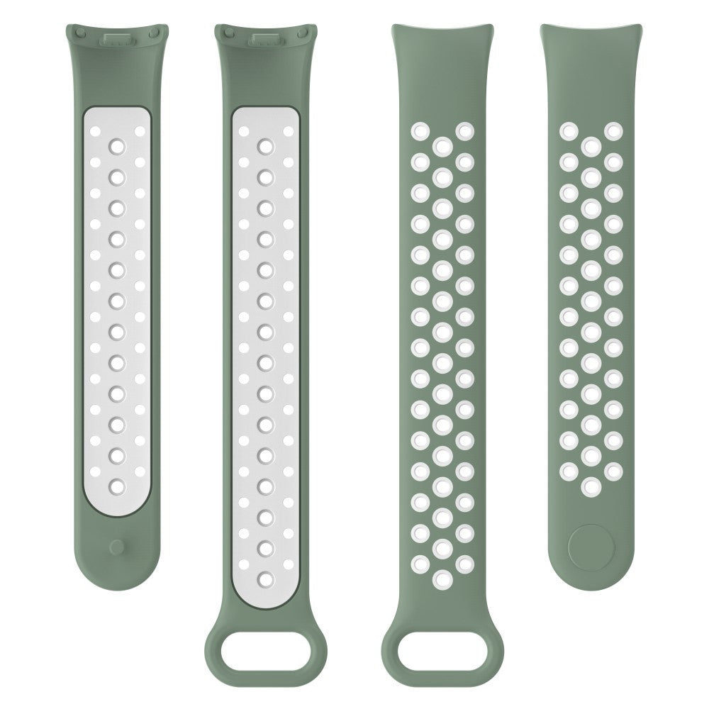 Mega Elegant Silikone Rem passer til Xiaomi Smart Band 8 - Grøn#serie_8