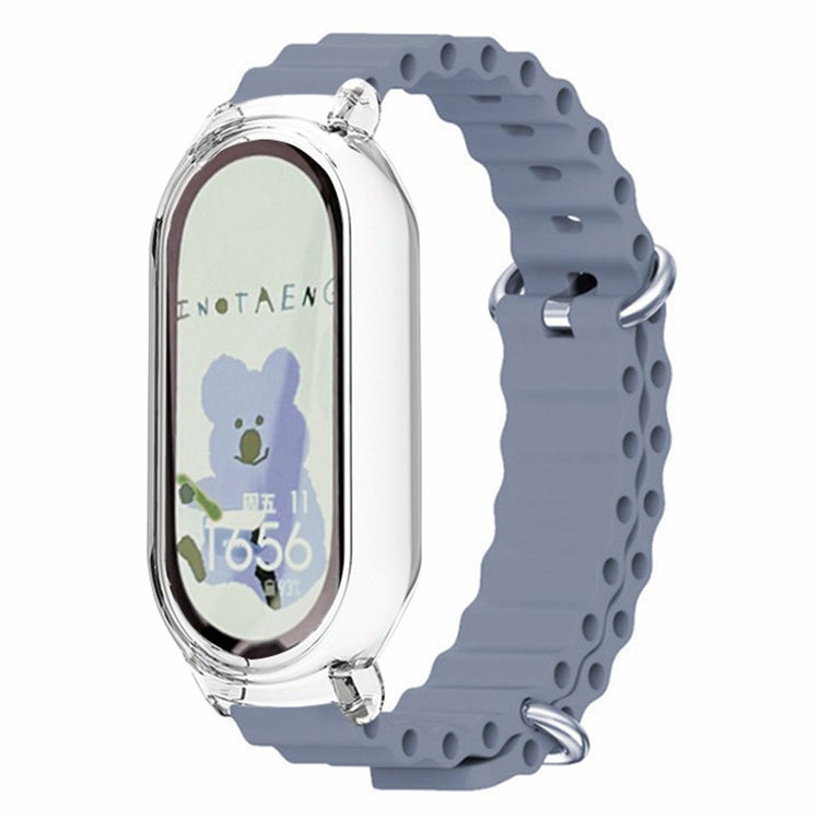 Eminent Silikone Rem passer til Xiaomi Smart Band 8 - Sølv#serie_9