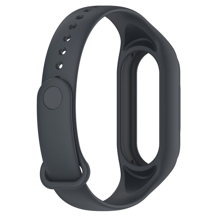 Alle Tiders Silikone Rem passer til Xiaomi Smart Band 8 - Sølv#serie_3
