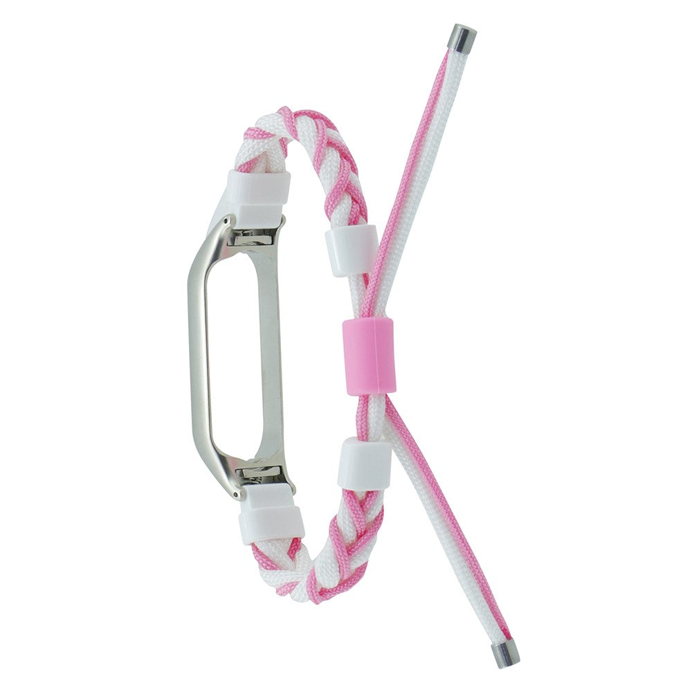Nylon Universal Rem passer til Xiaomi Mi Smart Band 4 / Xiaomi Mi Band 3 - Pink#serie_8