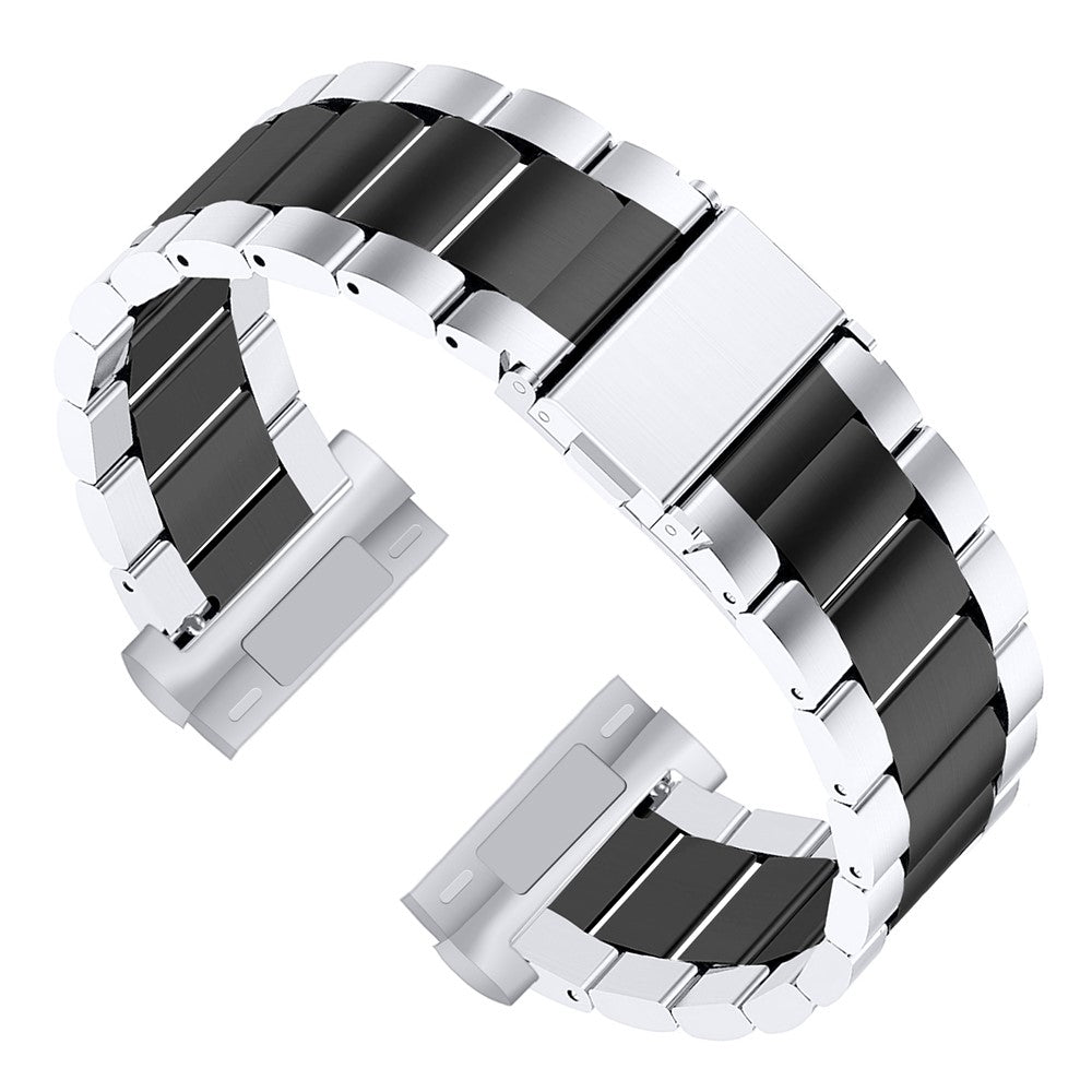 Cool Metal Universal Rem passer til Fitbit Sense 2 / Fitbit Versa 4 - Sรธlv#serie_086