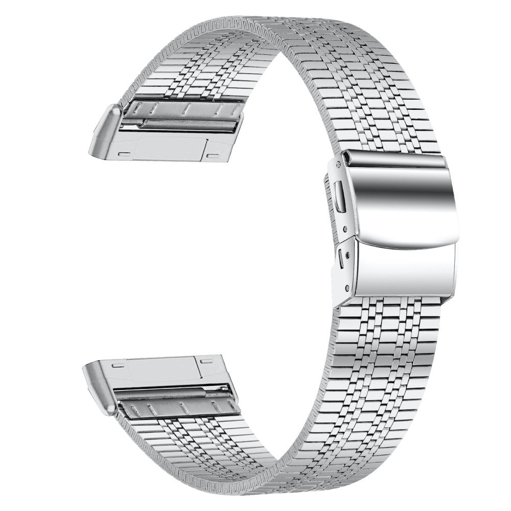 Stilren Metal Universal Rem passer til Fitbit Versa 4 / Fitbit Sense 2 - Sรธlv#serie_104