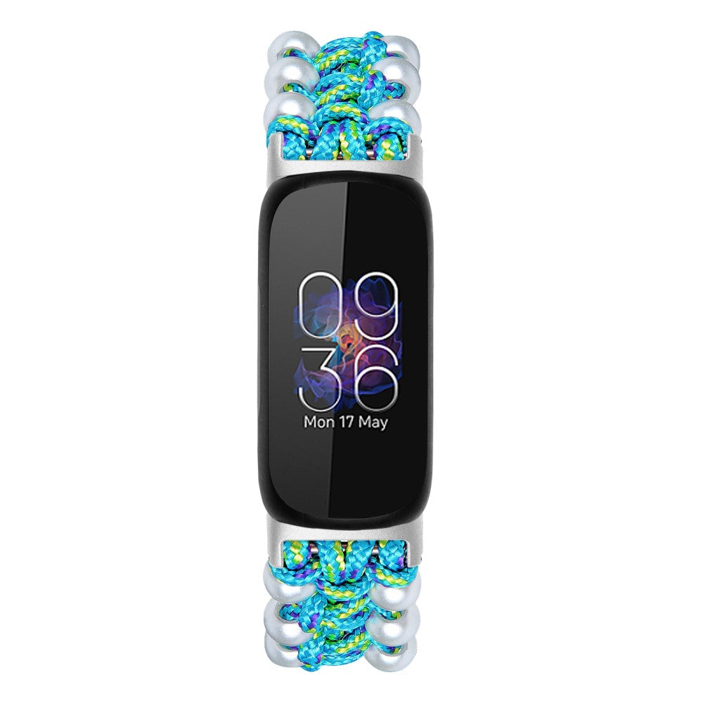 Meget Komfortabel Metal Rem passer til Fitbit Inspire 3 - Blå#serie_6