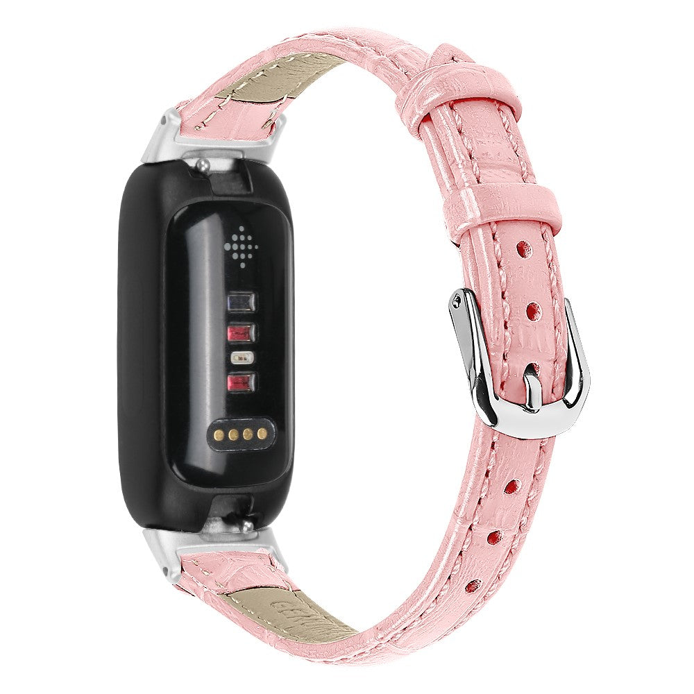 Mega Kรธnt Metal Rem passer til Fitbit Inspire 3 - Pink#serie_1