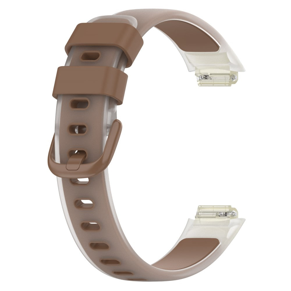 Holdbart Silikone Rem passer til Fitbit Inspire 3 - Brun#serie_9