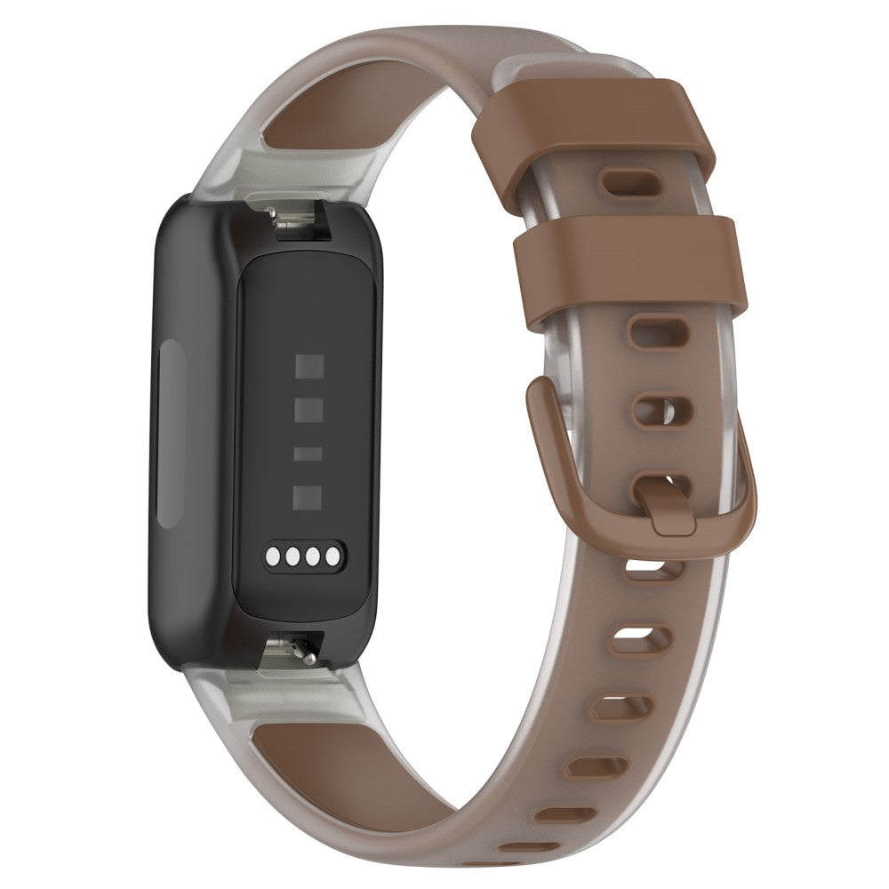 Holdbart Silikone Rem passer til Fitbit Inspire 3 - Brun#serie_9
