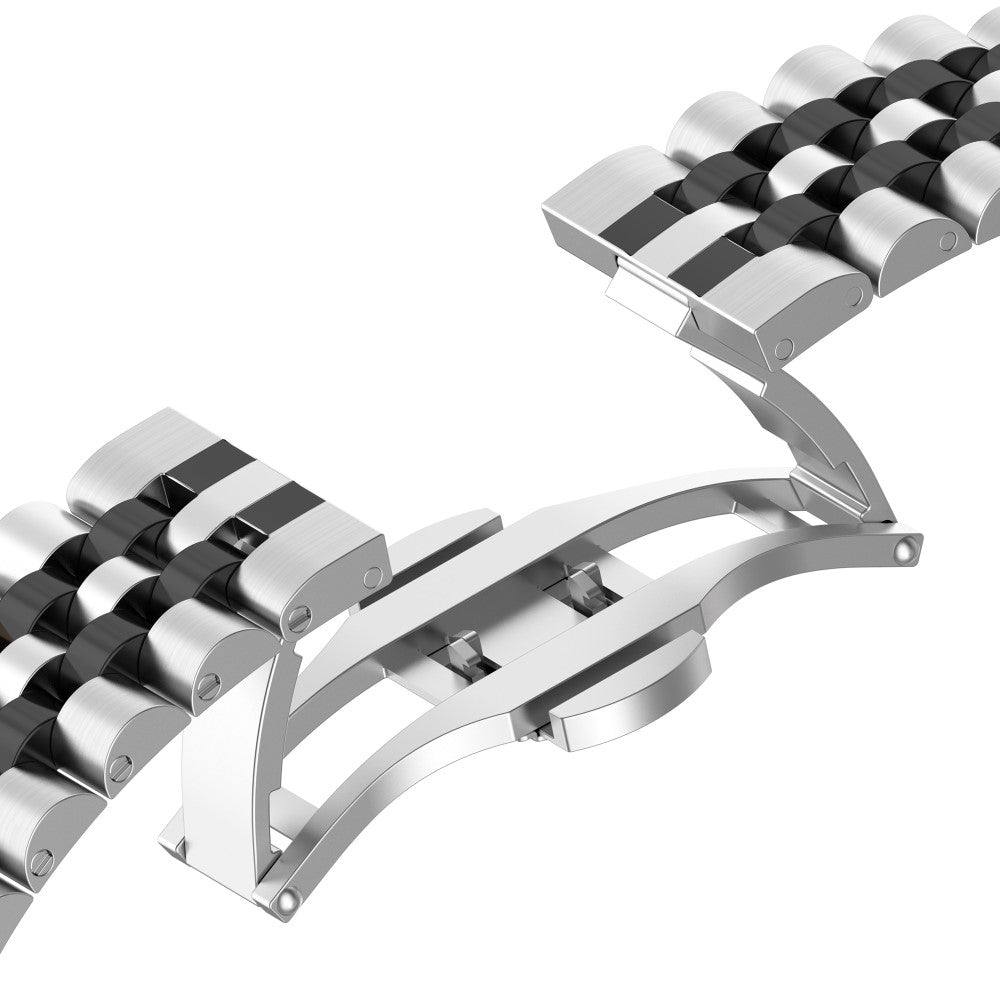 Mega Fantastisk Metal Universal Rem passer til Garmin Smartwatch - Sølv#serie_2