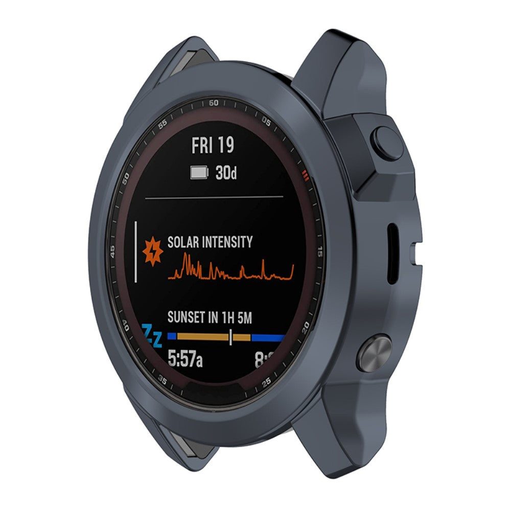 Meget Godt Silikone Cover til Garmin Fenix 7X - Sølv#serie_3