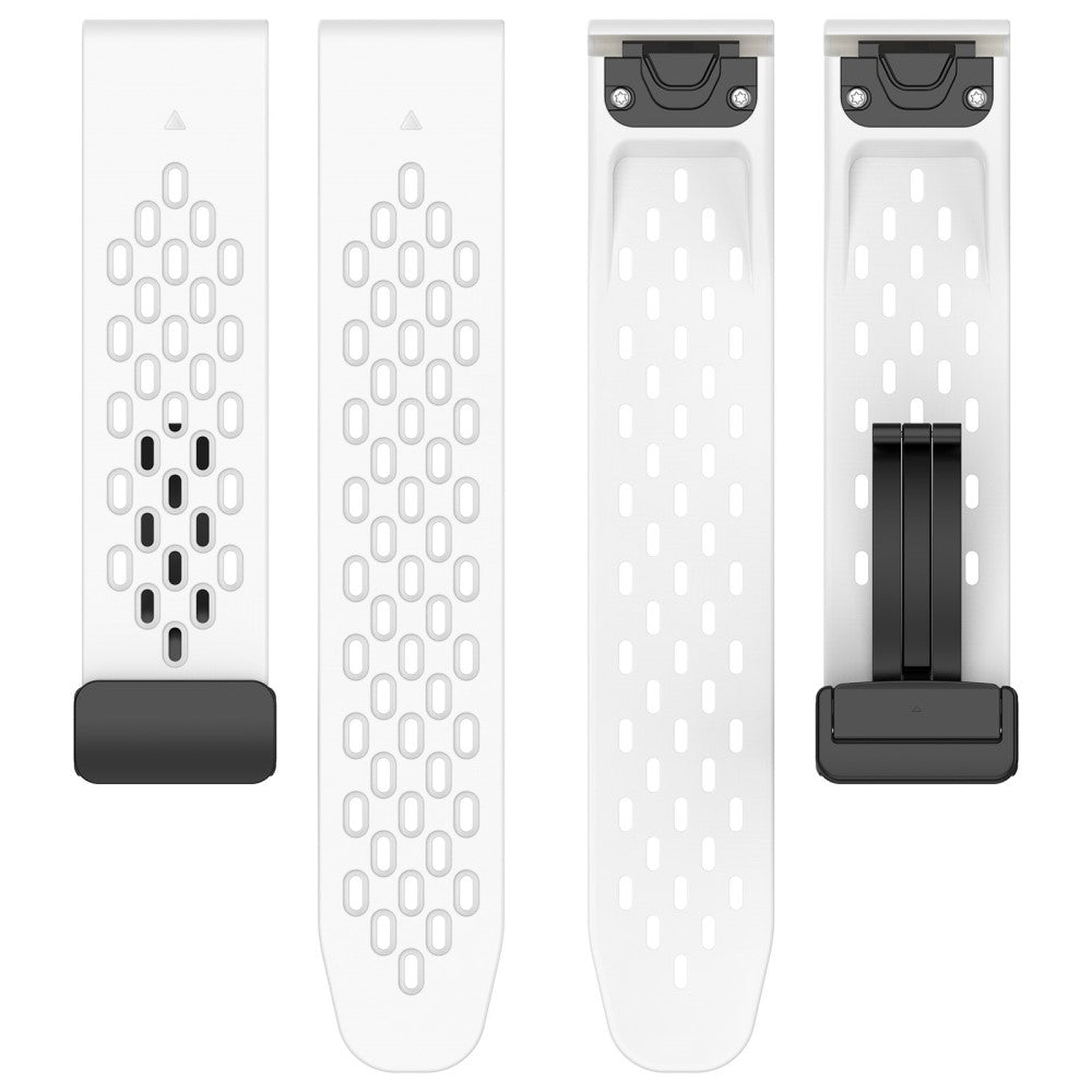 Super Smuk Metal Og Silikone Universal Rem passer til Smartwatch - Lilla#serie_10