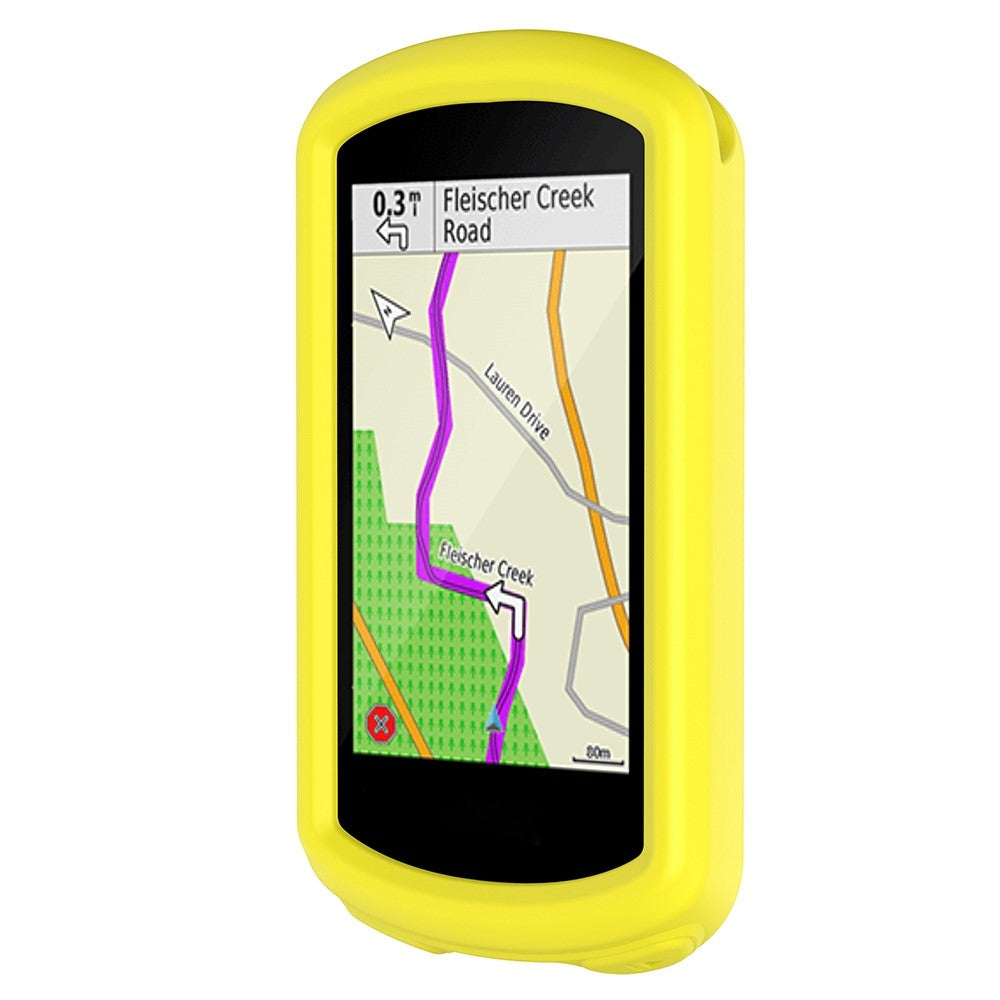Beskyttende Silikone Cover til Garmin Edge 1030 Plus / Garmin Edge 1030 - Gul#serie_5