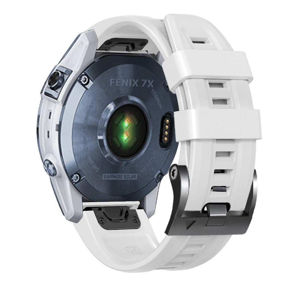 Super Skรธn Silikone Universal Rem passer til Smartwatch - Hvid#serie_1