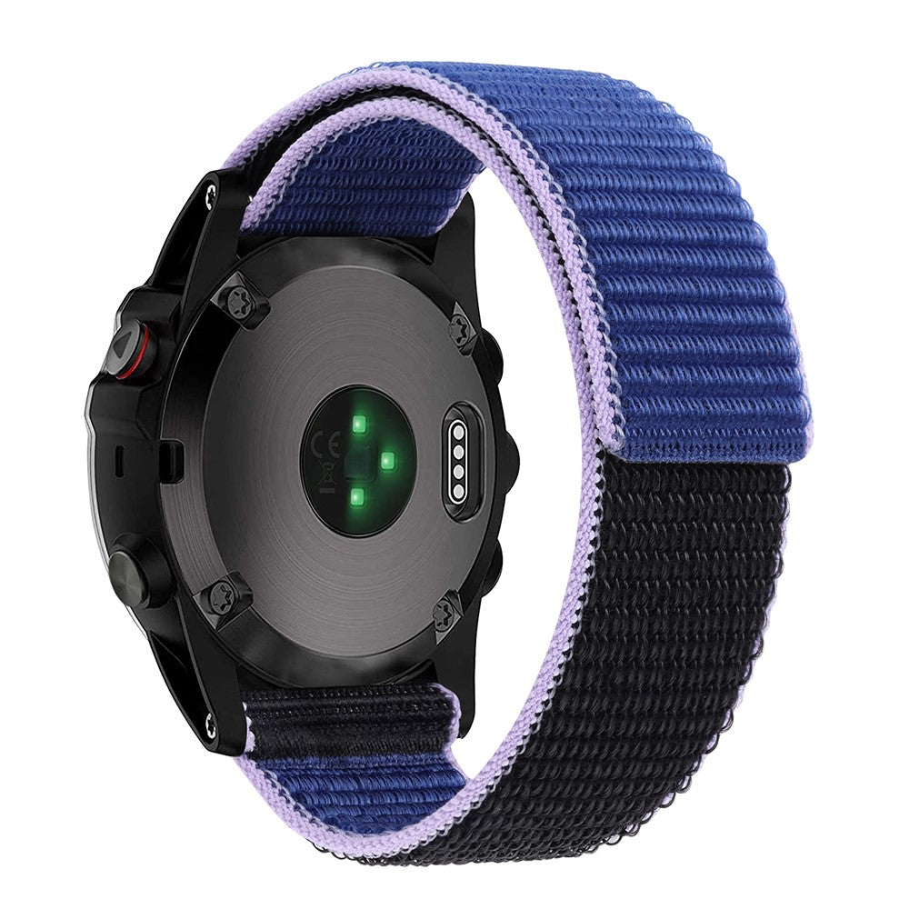 Superflot Nylon Universal Rem passer til Smartwatch - Blรฅ#serie_1
