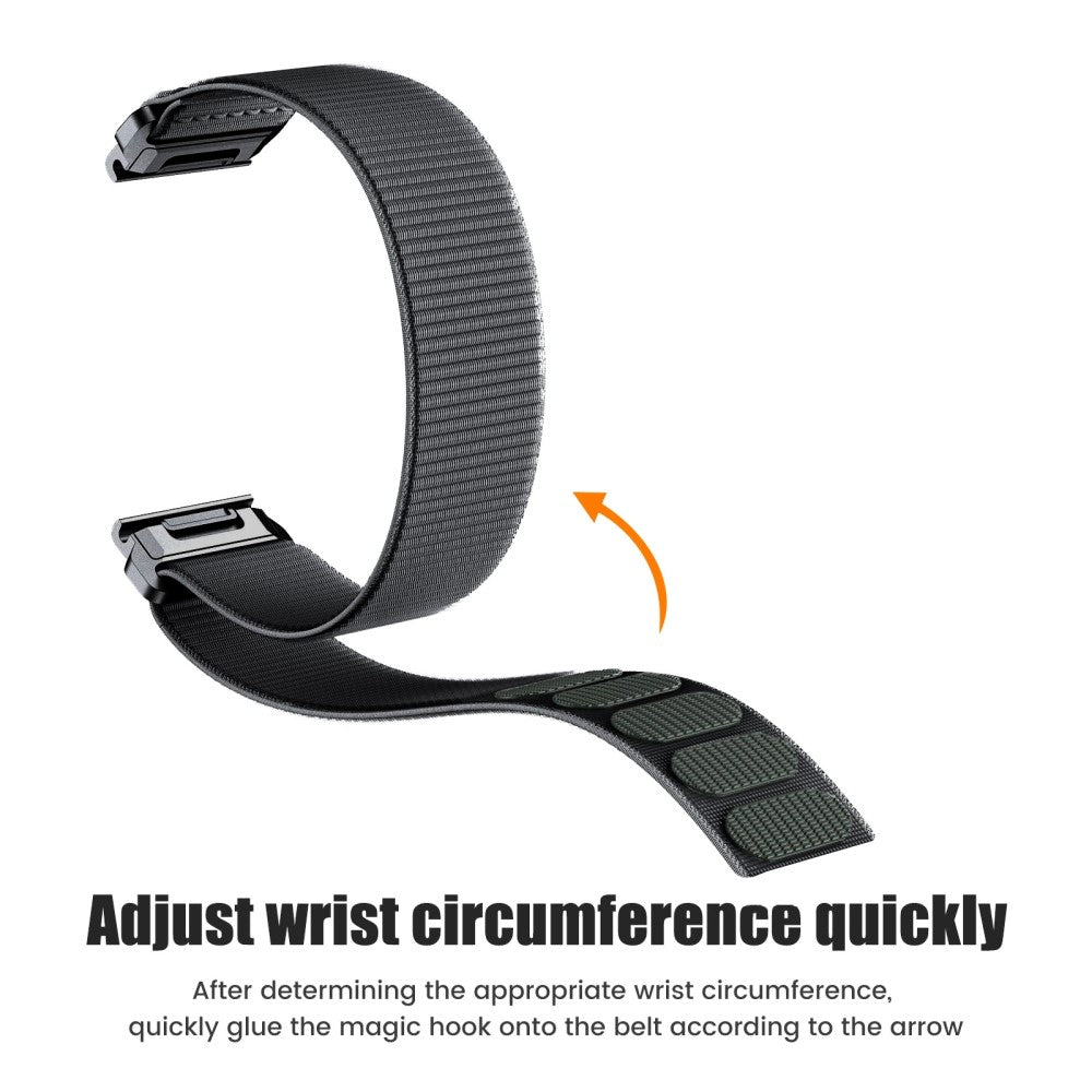 Meget Fed Nylon Universal Rem passer til Smartwatch - Blå#serie_5