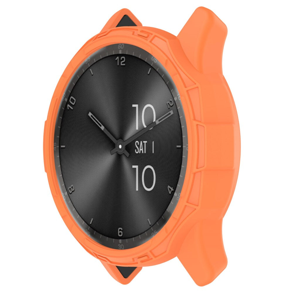 Silikone Bumper passer til Garmin Vivomove Trend - Orange#serie_1