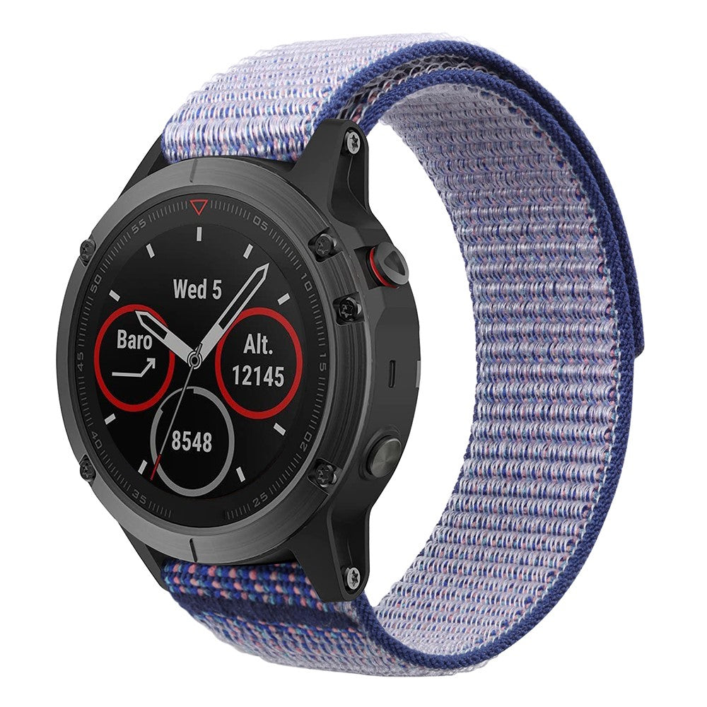 Vildt Sejt Nylon Universal Rem passer til Smartwatch - Lilla#serie_2