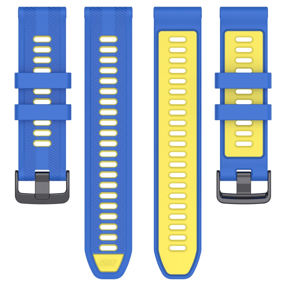 Super Slidstærk Silikone Universal Rem passer til Smartwatch - Blå#serie_9
