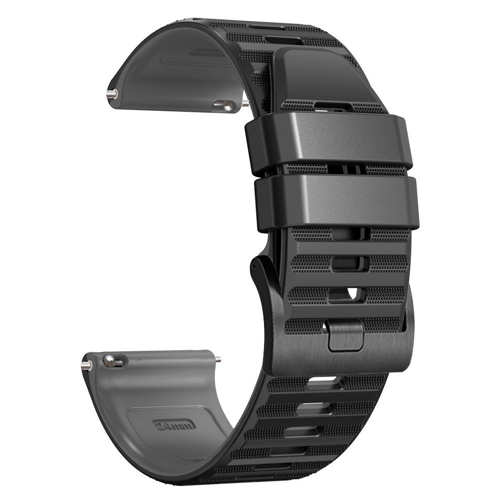 Helt Vildt Nydelig Silikone Universal Rem passer til Smartwatch - Sølv#serie_6