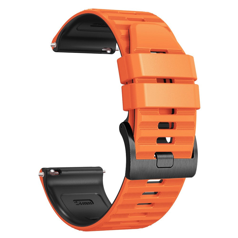 Helt Vildt Nydelig Silikone Universal Rem passer til Smartwatch - Orange#serie_8